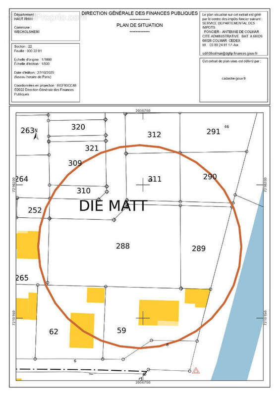Terrain à WECKOLSHEIM