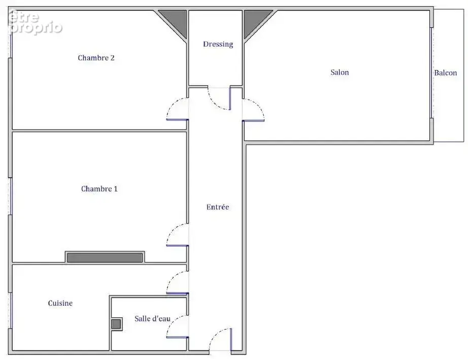 3 pieces vendu loue - photo 9