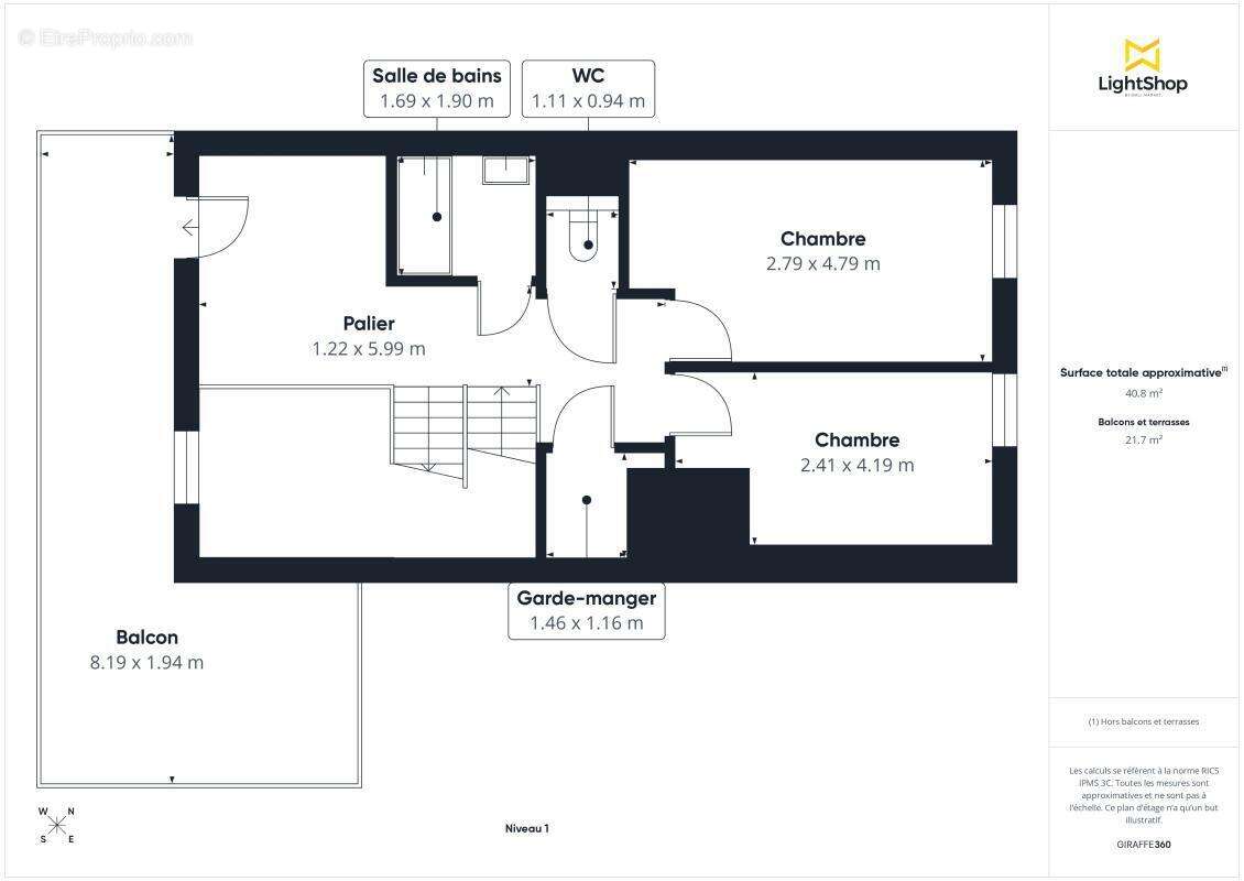 Appartement à ROMAINVILLE