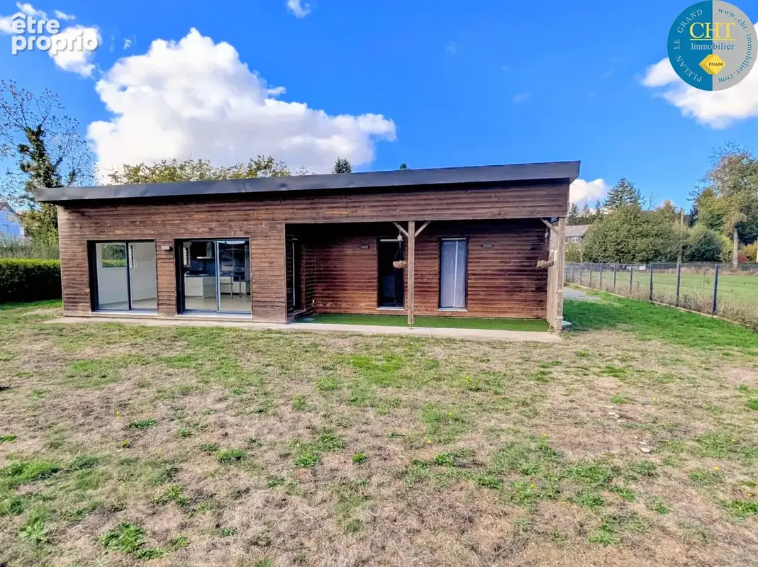 Maison de plain-pied en ossature bois (2017)   4 chambres à guer - bellevue (56380) avec cht immobilier - photo 1