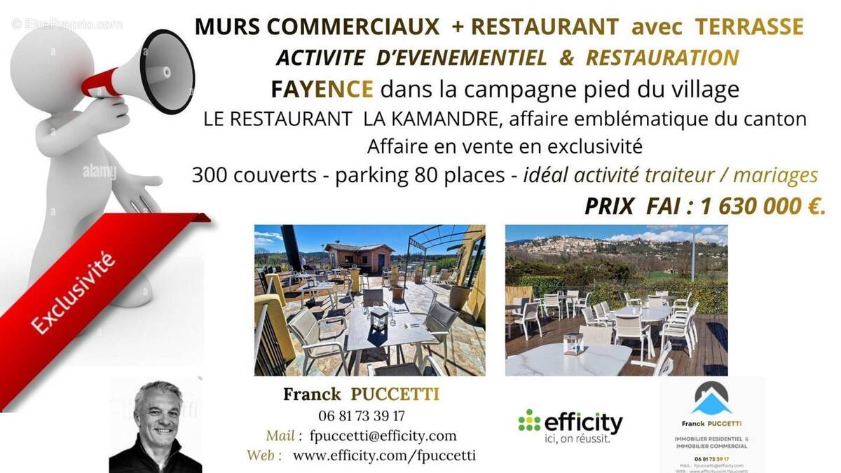 Commerce à FAYENCE