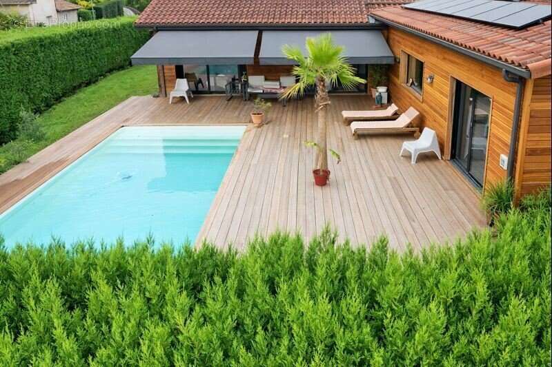 À 2 km de Dax, villa d'architecte T6 de plain-pied avec piscine et 5 chambres. - photo 21