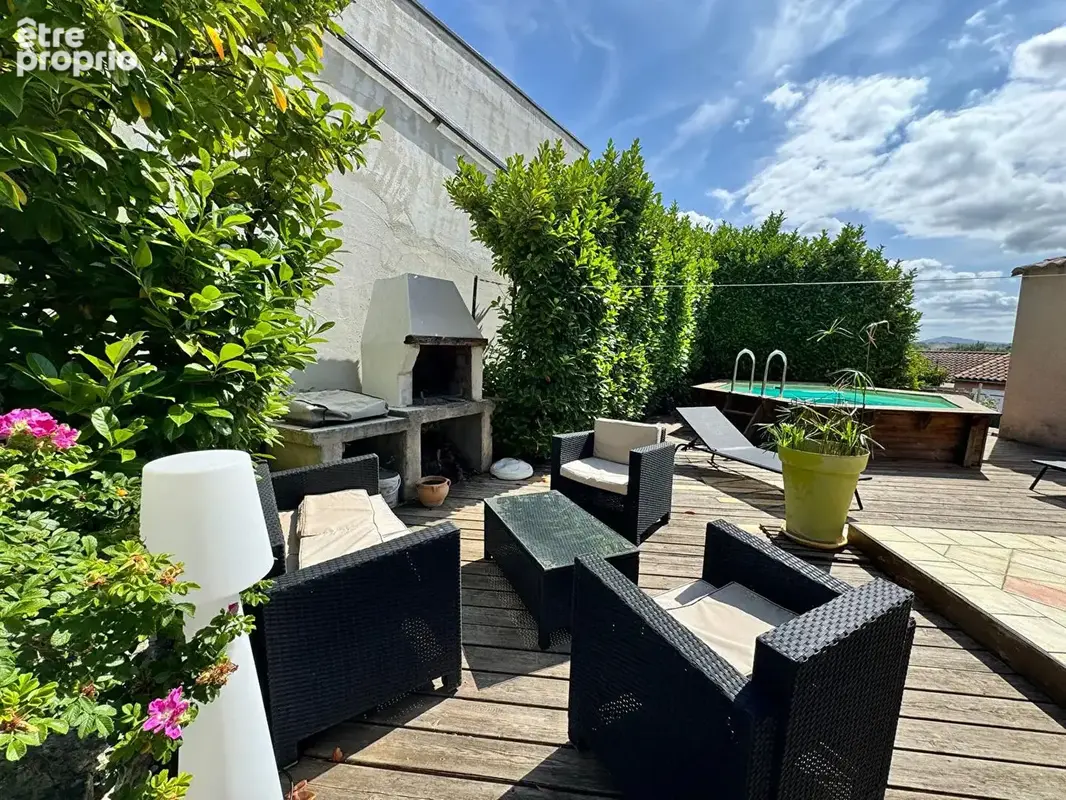 REF - CONVIVIALITÉ7 - CARCASSONNE - Pavillon de type 5 avec jardin et piscine - photo 3