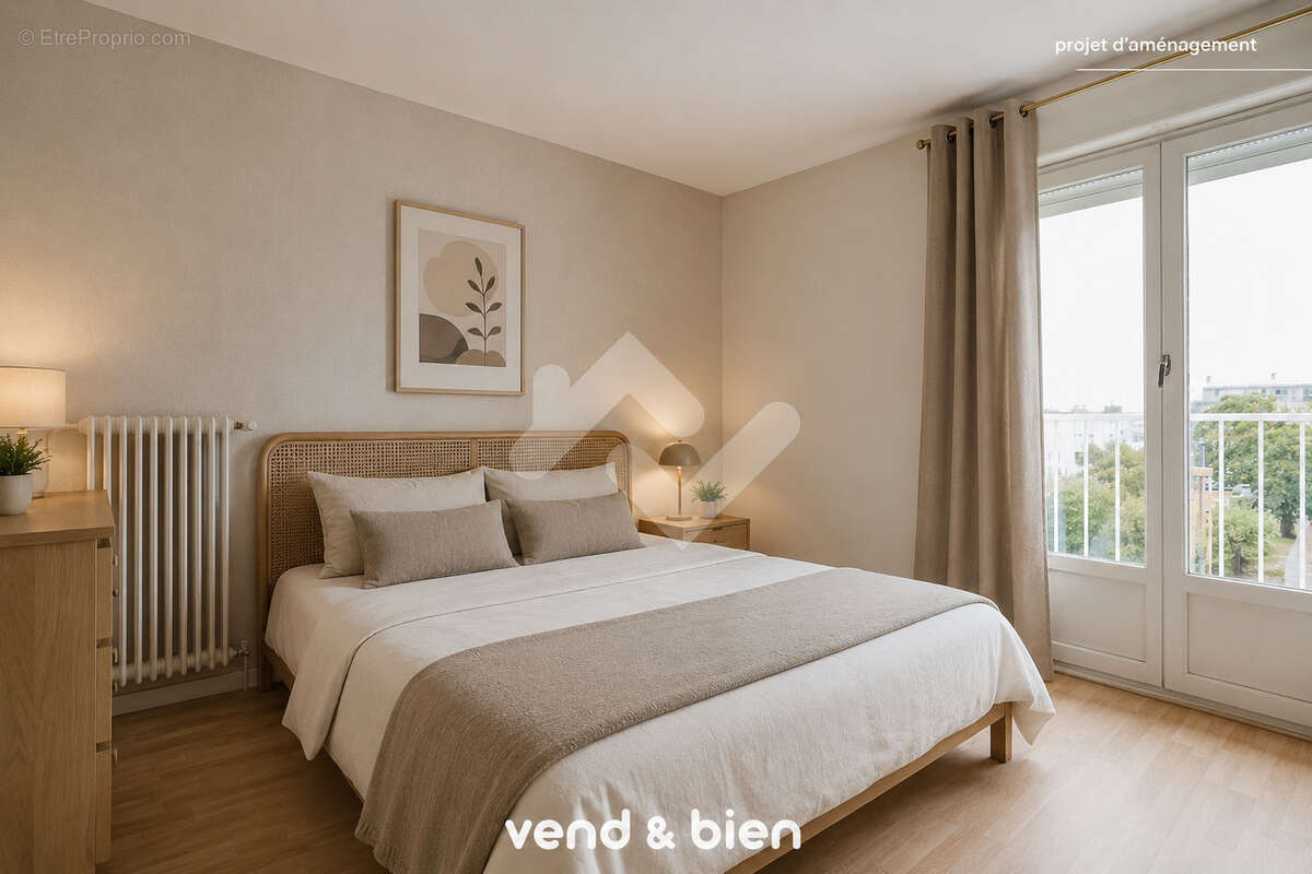 Appartement T4 de 75 m2 avec loggia et cave - photo 10
