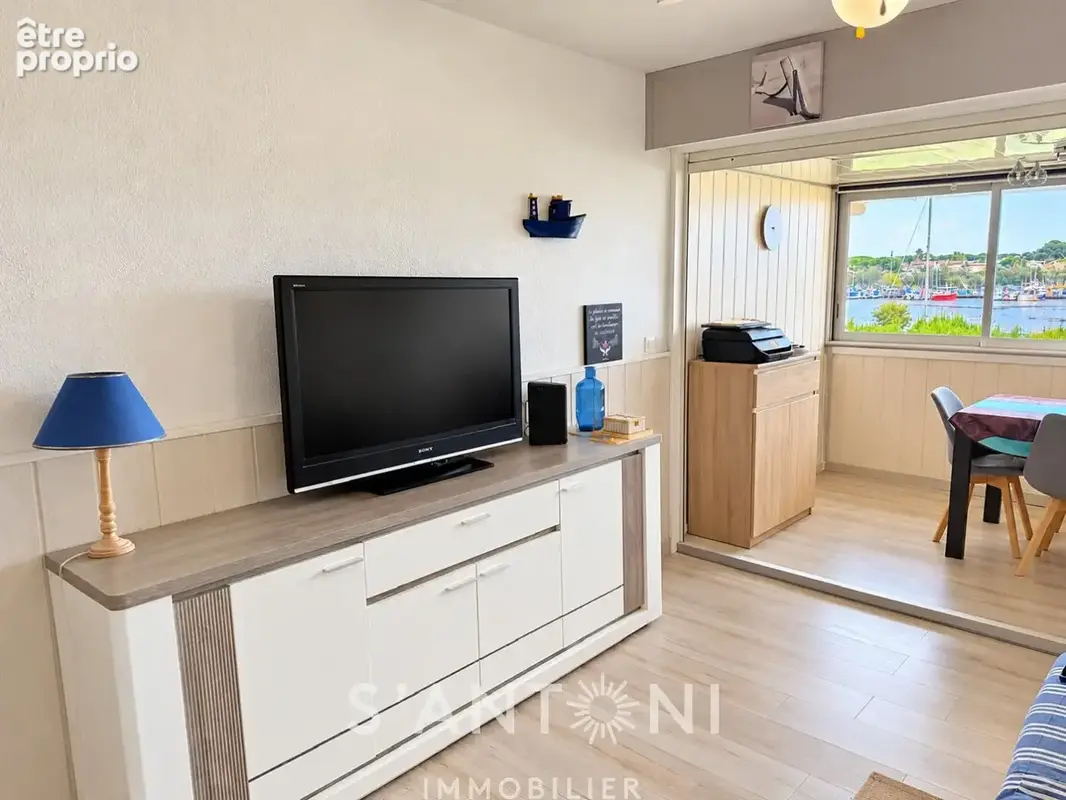 Le grau d'agde  studio rénové de 27 m² avec vue sur l'hérault  exposition sud-est - photo 6
