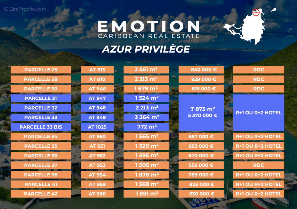 Terrain à SAINT-MARTIN