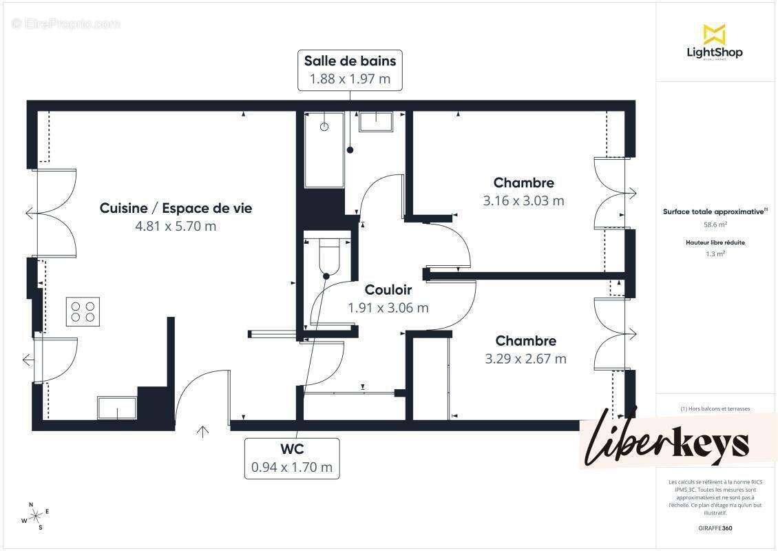 Appartement à SAINT-MAURICE
