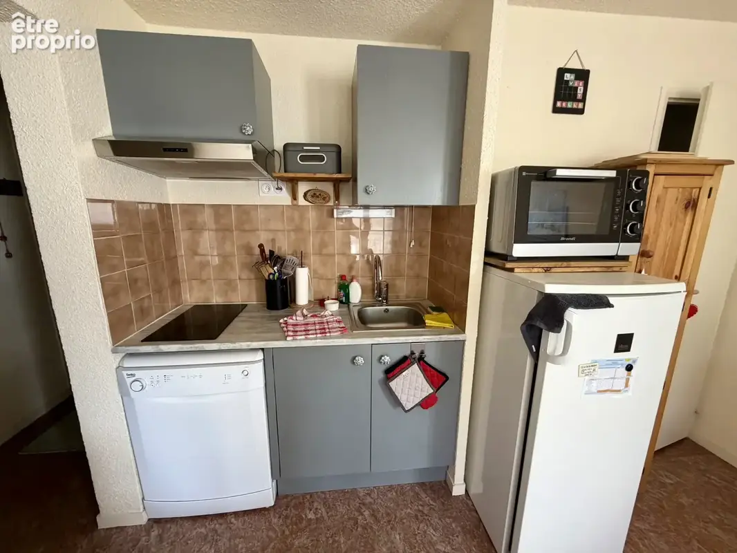 Dans une résidence au pied des pistes de ski et des commerces, venez découvrir ce bel appartement de 34m2, - photo 5