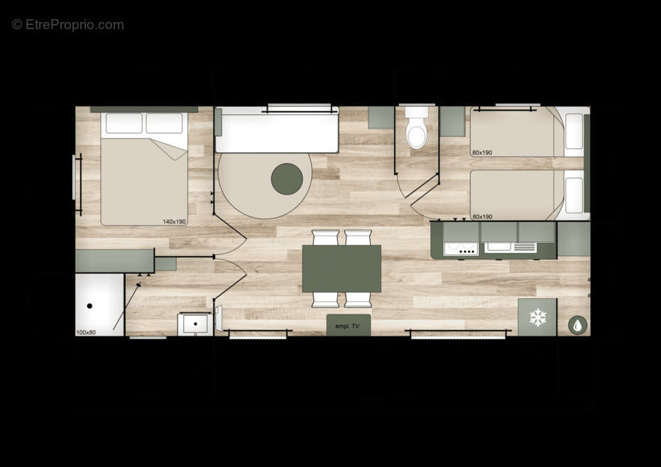 Appartement à PORTO-VECCHIO