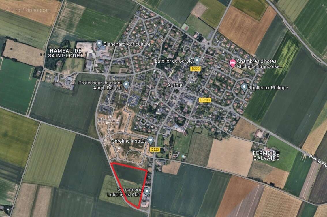 Terrain à AUTHIE