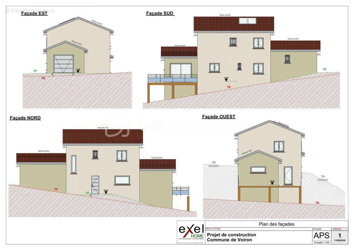 Voiron - Terrain hors lotissement 869 M2 - calme, vue dégagée, proche commodités - photo 5
