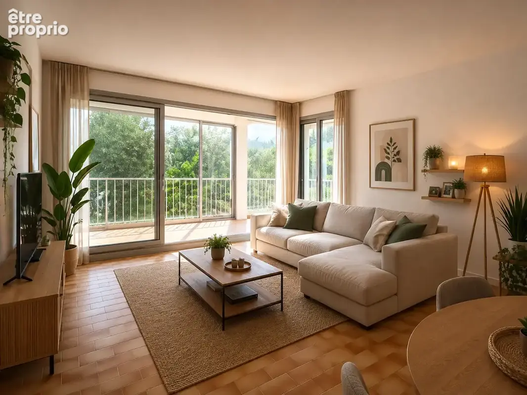 Cap d agde -  a vendre - appartement t3 avec parking prive - photo 2