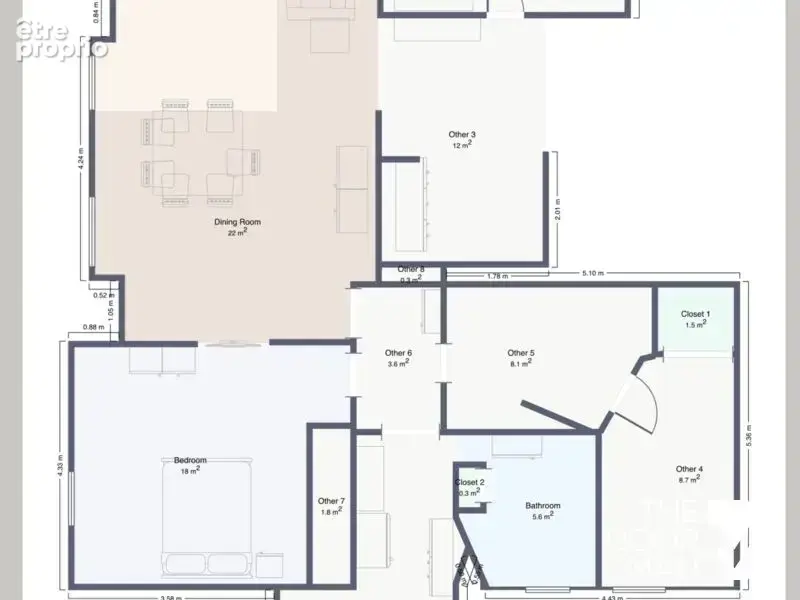 Appartement 83000 - photo 10