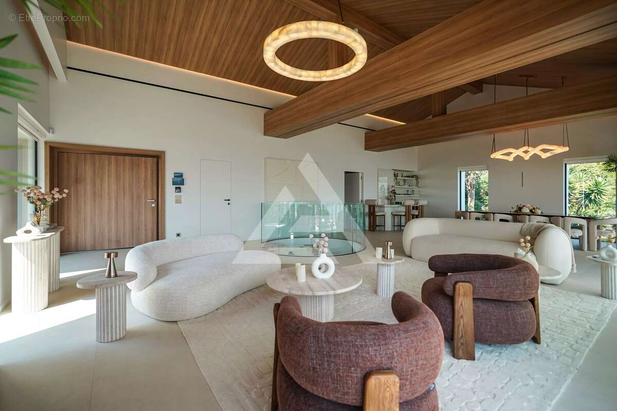Cap martin - villa de prestige en deuxième ligne de mer, vue panoramique - 5 chambres - photo 7