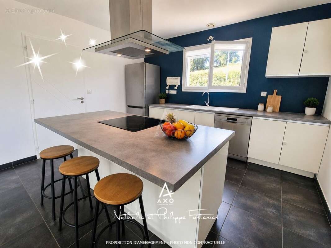 Maison contemporaine de 98m2  3 chambres  Garage de 58 m²  Terrain de plus de 2 000 m² - photo 6