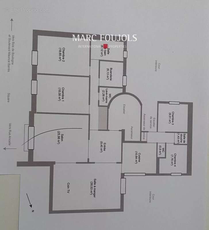 Appartement à NEUILLY-SUR-SEINE