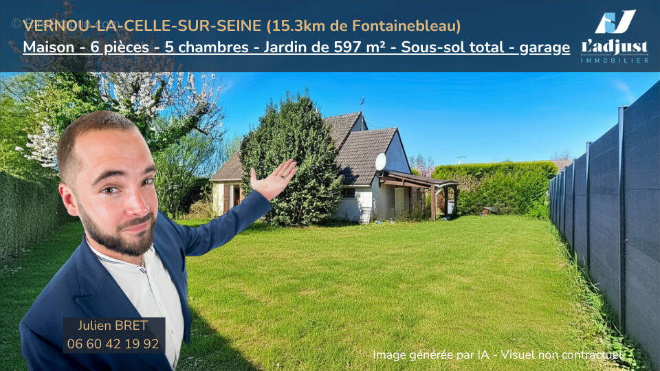 Maison à VERNOU-LA-CELLE-SUR-SEINE