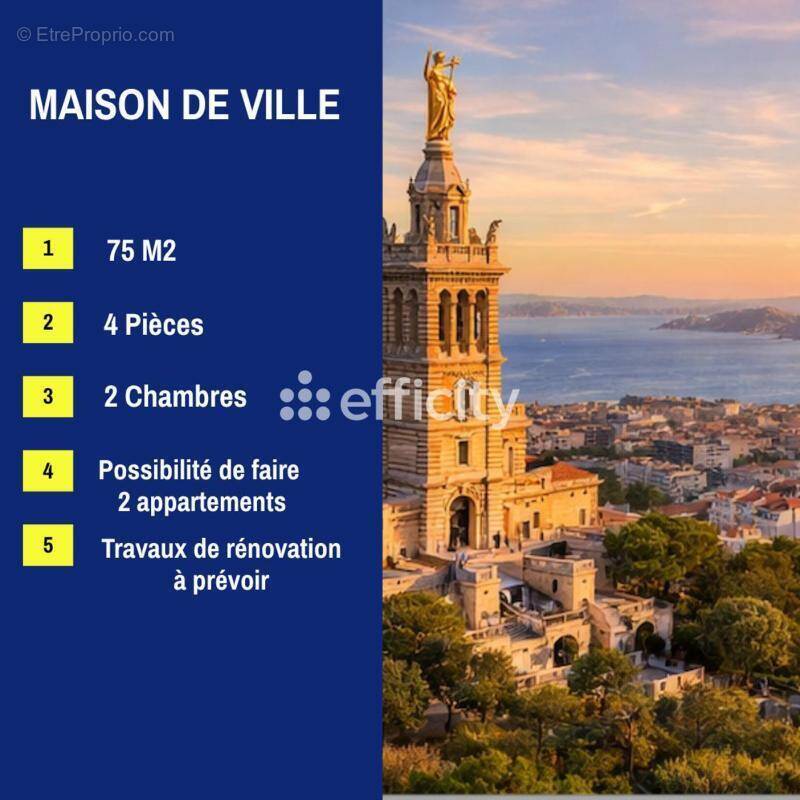 Maison à MARSEILLE-3E