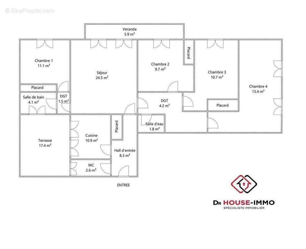 Appartement 103 m² à Grenoble  - photo 5