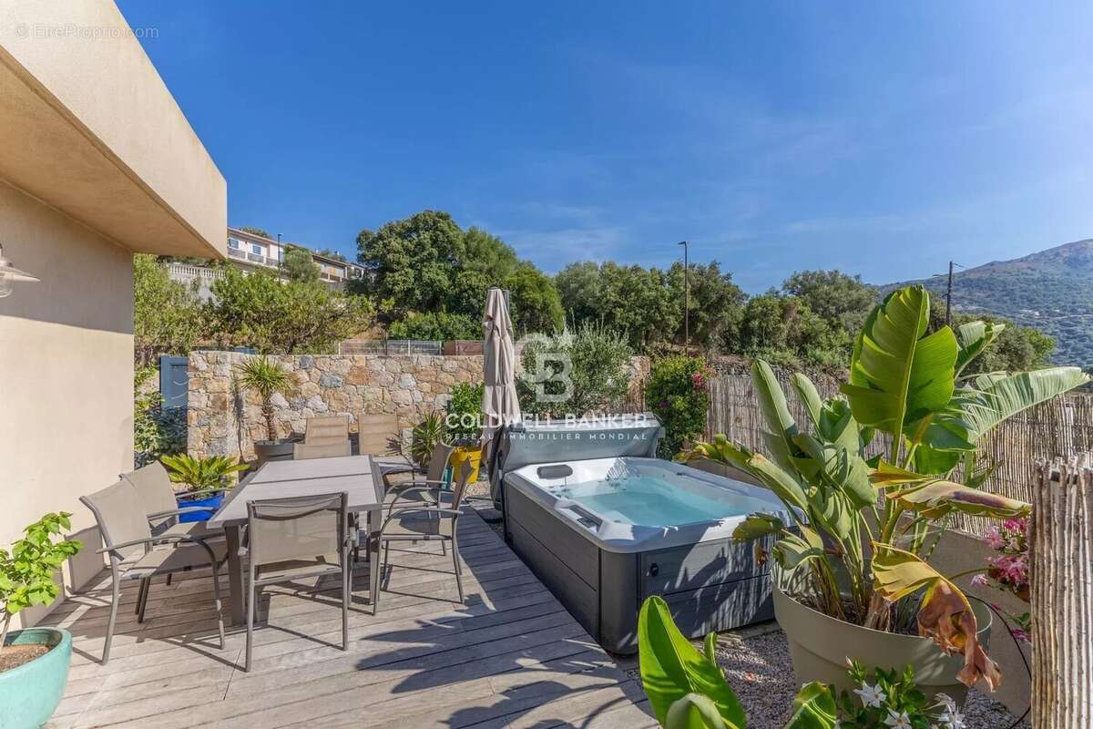 Aregno - Beau T3 vue montagne - Terrasse & jardin - photo 2