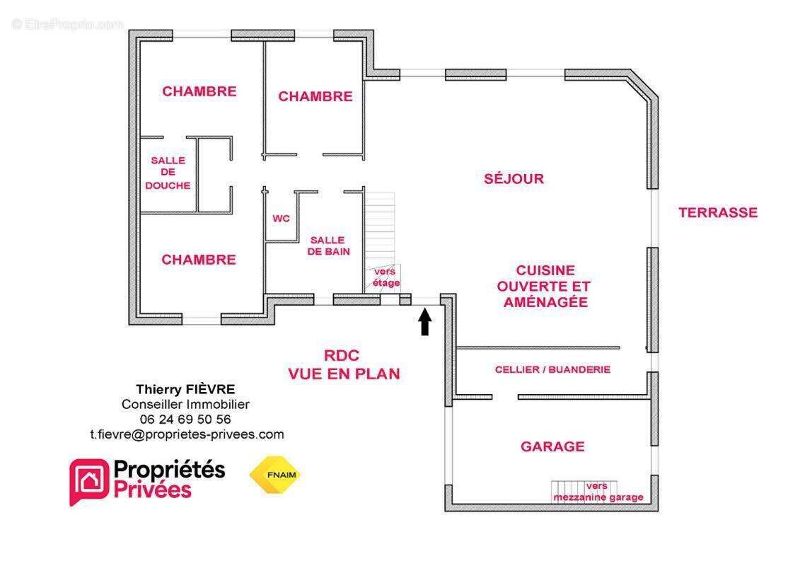 A vendre  bourgueil 37140  maison familiale très récente clé en main  de  6 pièces 165 m2 sur un terrain clos - photo 15