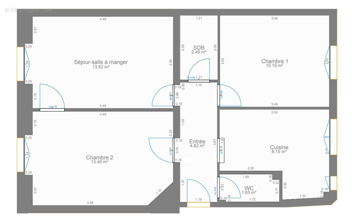 Appartement à LEVALLOIS-PERRET