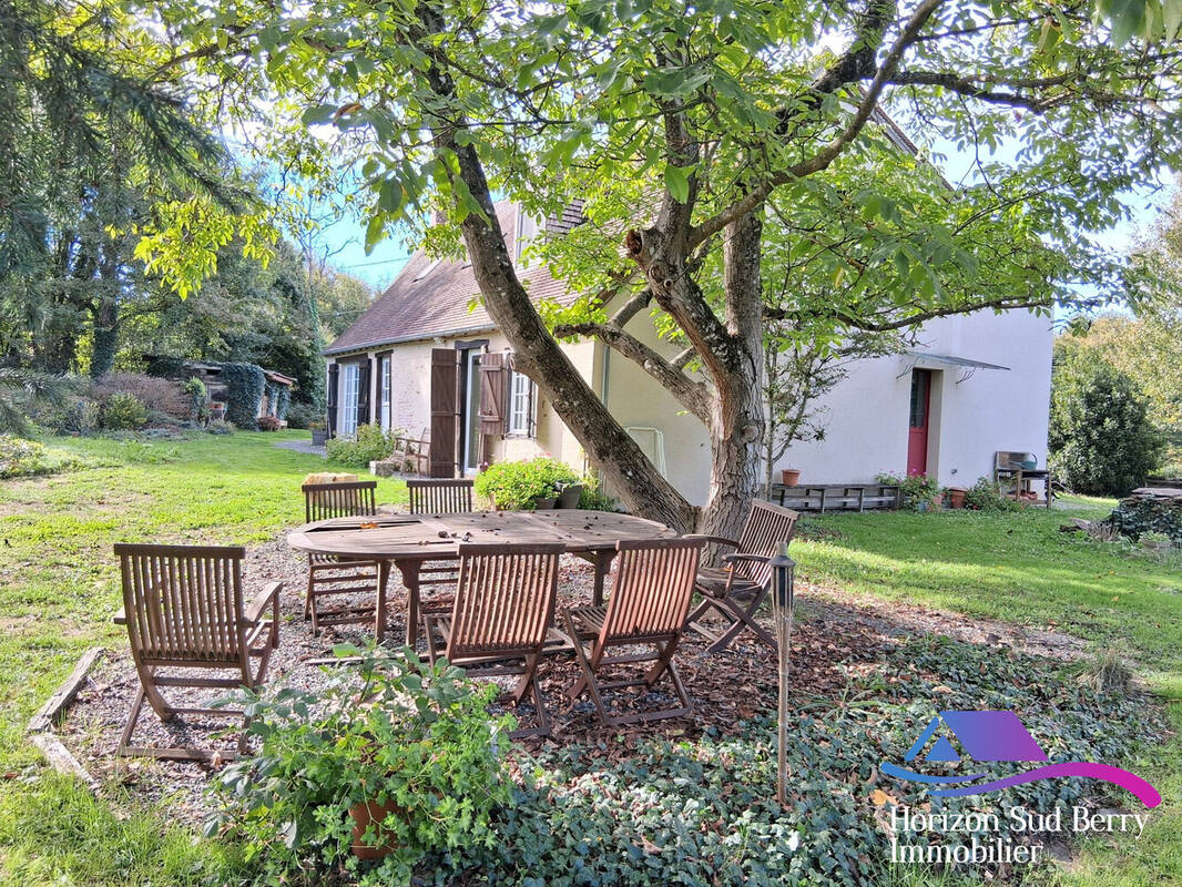 terrasse - Maison à VIGOULANT