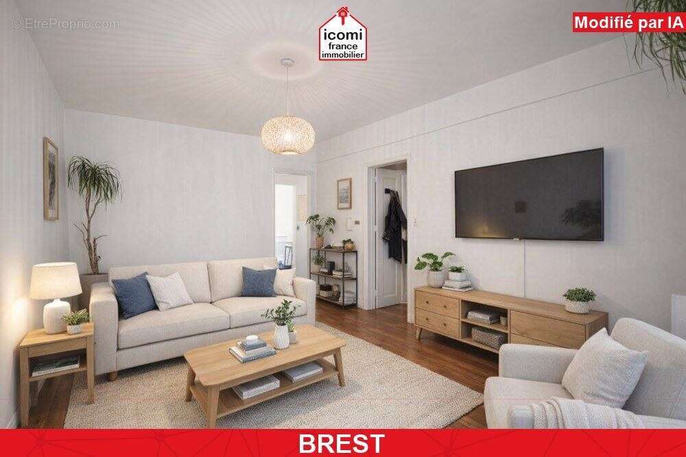 Finistere - brest (29200) - a vendre - appartement - rue de la republique - t3 - 2 chambres - idealement situe - 1er etage - cav - photo 1