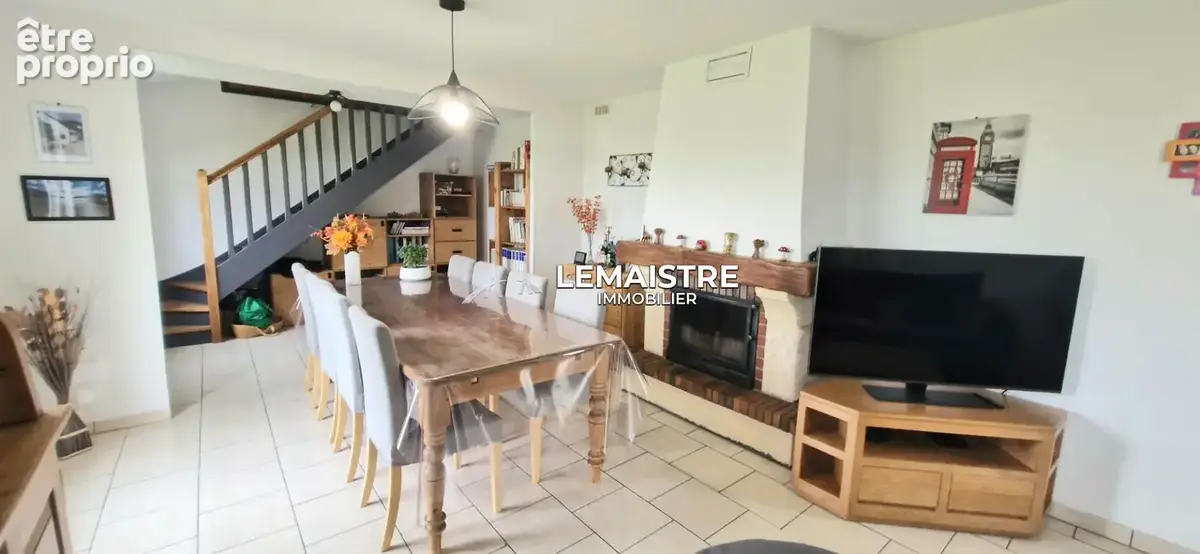 Maison  à vendre - axe CAUDEBEC - ALLOUVILLE BELLEFOSSE - 127 m²  habitables - 5 chambres - photo 3