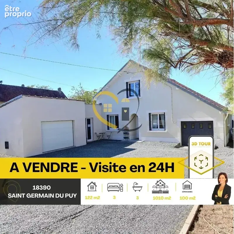 Photo Maison à Saint-Germain-Du-Puy au prix de 262 500€