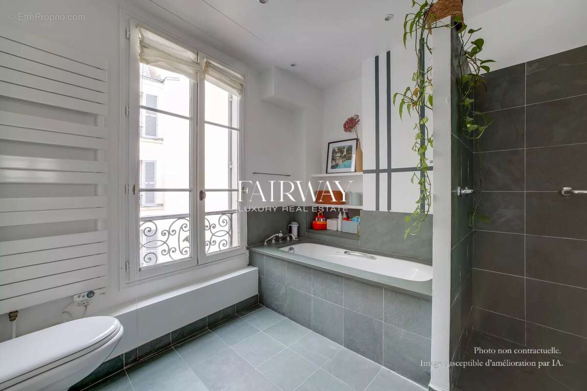 Paris 8e – Parc Monceau – Appartement 98 m² traversant, 2 chambres, calme sur grande cour ouverte, 4e étage avec ascenseur - photo 9