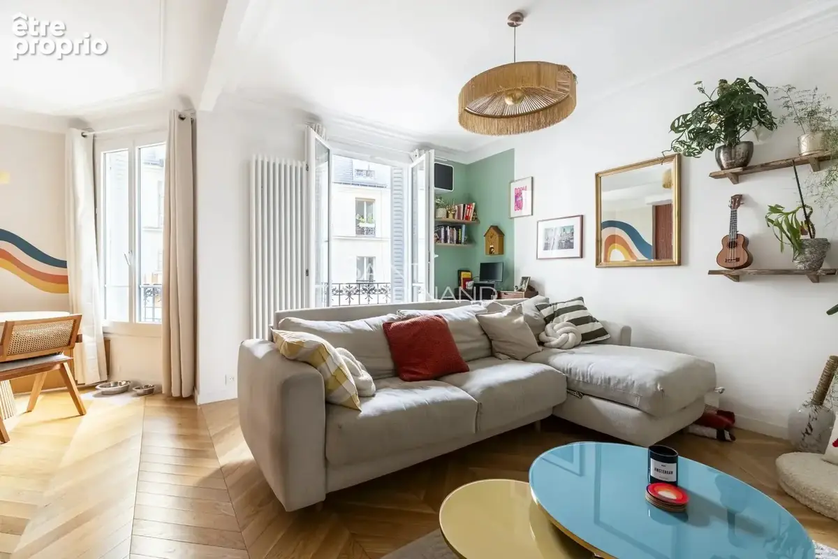 Paris 17ème Batignolles. 2 pièces 1 chambre. Refait à neuf. - photo 3