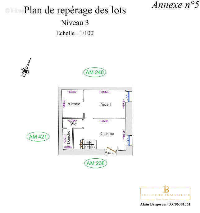 Appartement à LE CANNET