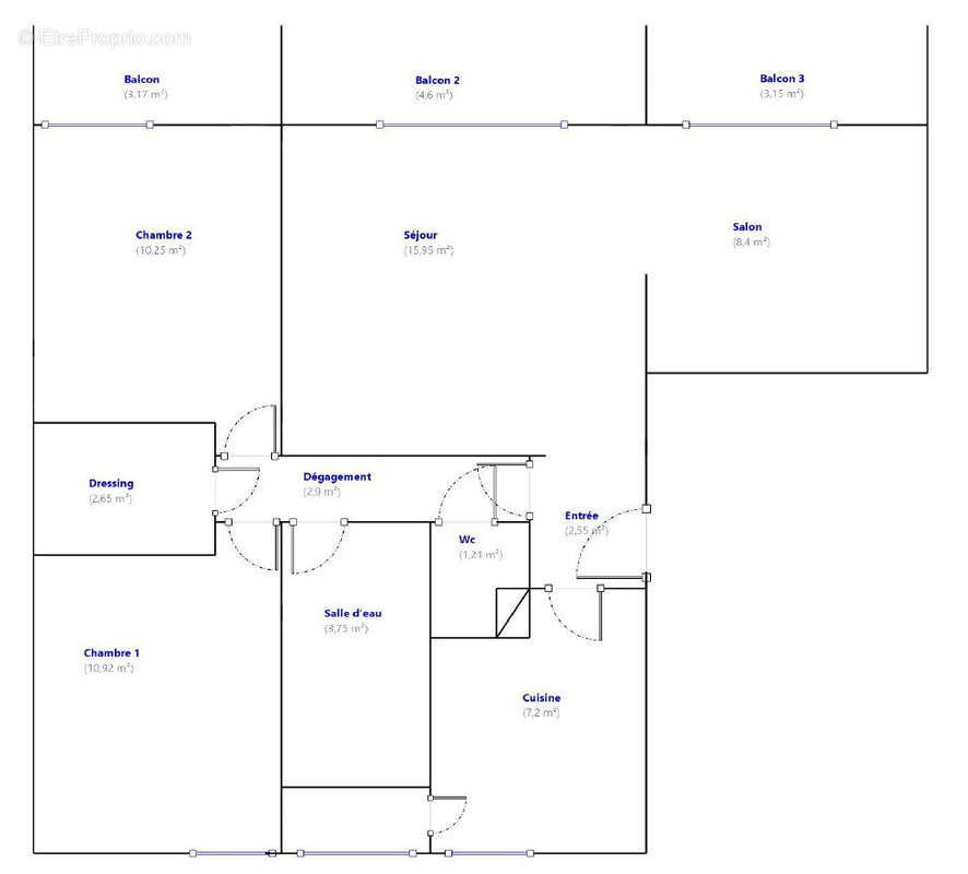 Appartement à MARSEILLE-9E