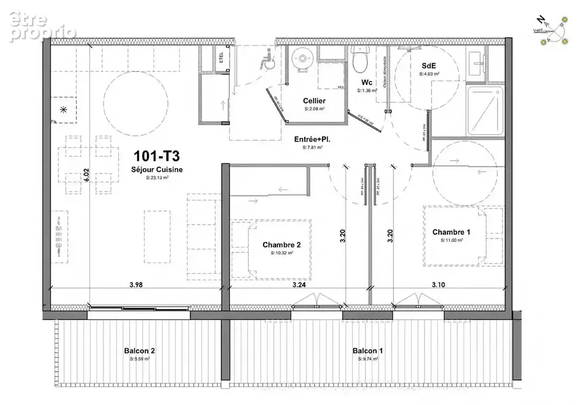 Appartements neufs du t2 au t4 - la franqui - photo 2