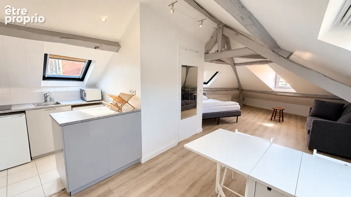 Studio atypique de 49,88 m² au sol, avec potentiel de 2 pièces - photo 6