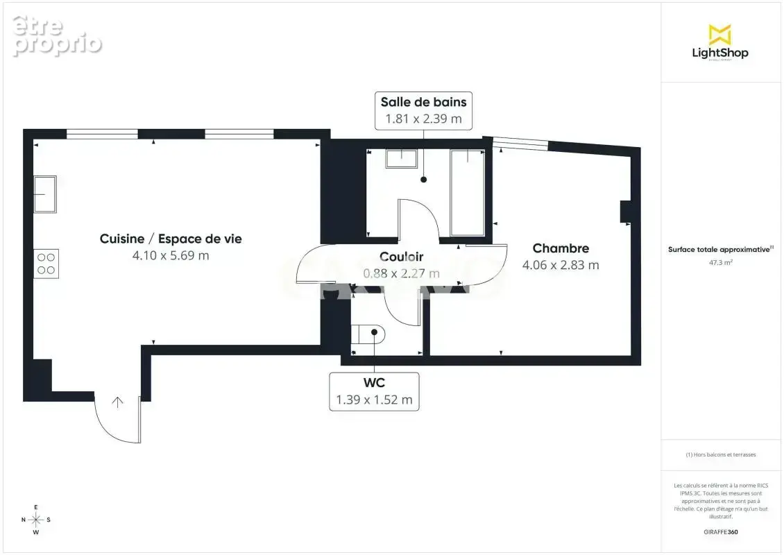 Vente Appartement 2 pièces de 46m² - 38290 La Verpillière - photo 5