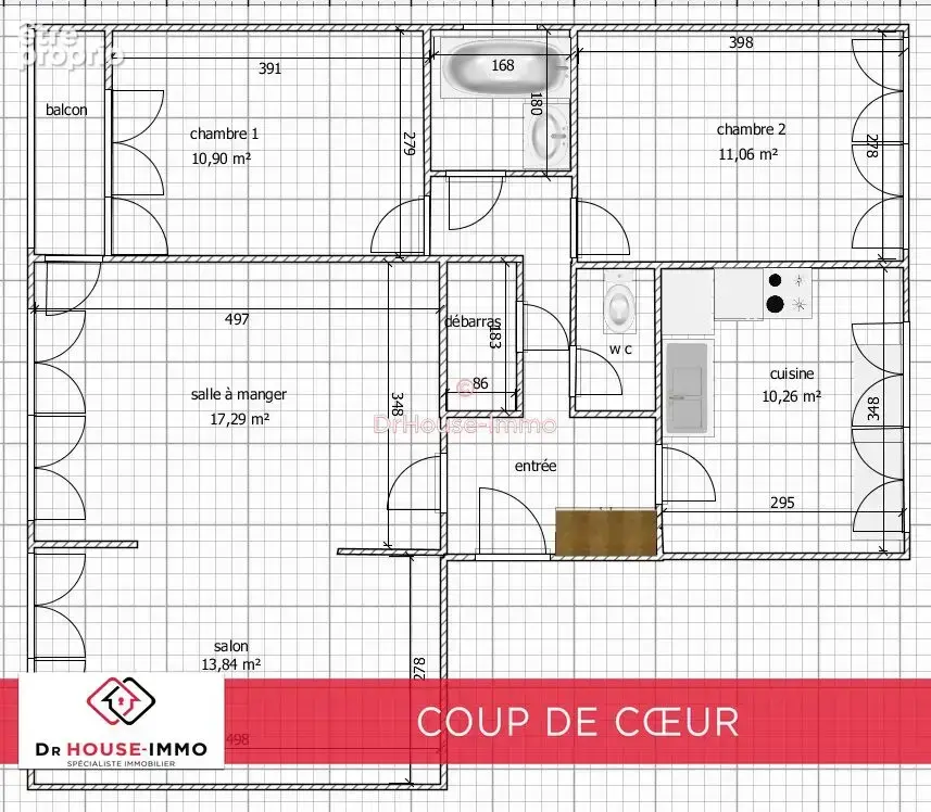 Appartement 76 m² à Riedisheim  - photo 10