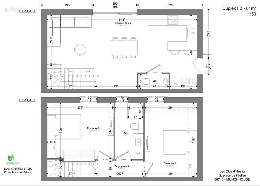 Appartement à MUNCHHOUSE