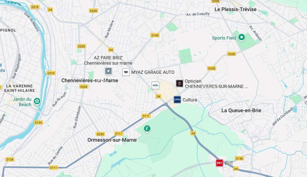 Commerce à CHENNEVIERES-SUR-MARNE