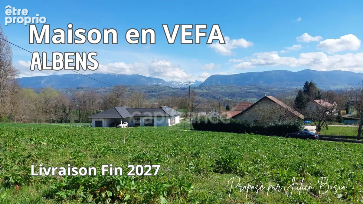 Dpt Savoie (73), à vendre ALBENS maison VEFA P5 de 108,45 m² - photo 6