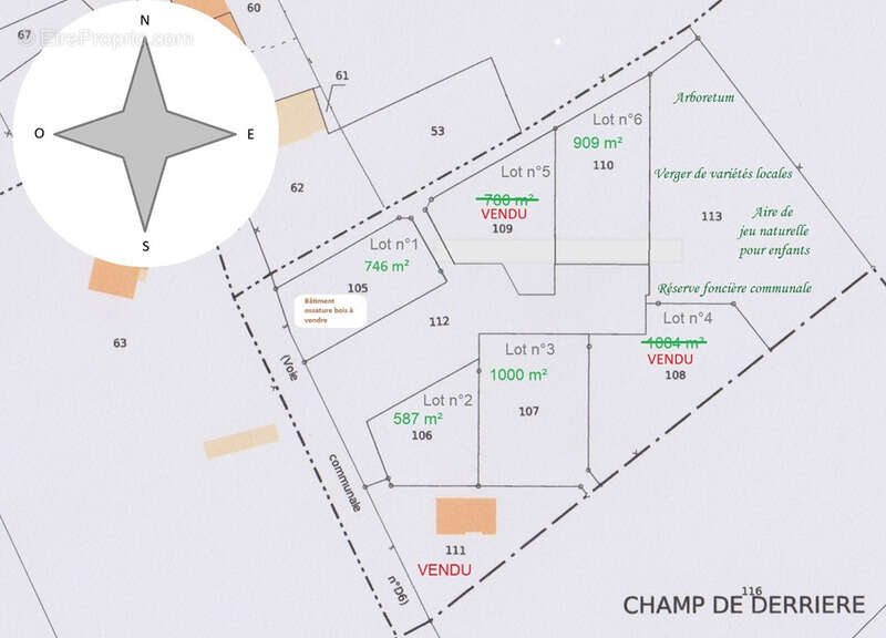 Terrain a vendre 1000 m² en éco-lotissement !! - photo 2