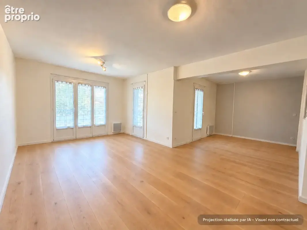 Maison familiale 100 m2 avec 3 chambres, garage et terrain - photo 2