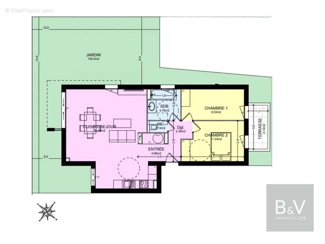 Appartement à VALBONNE