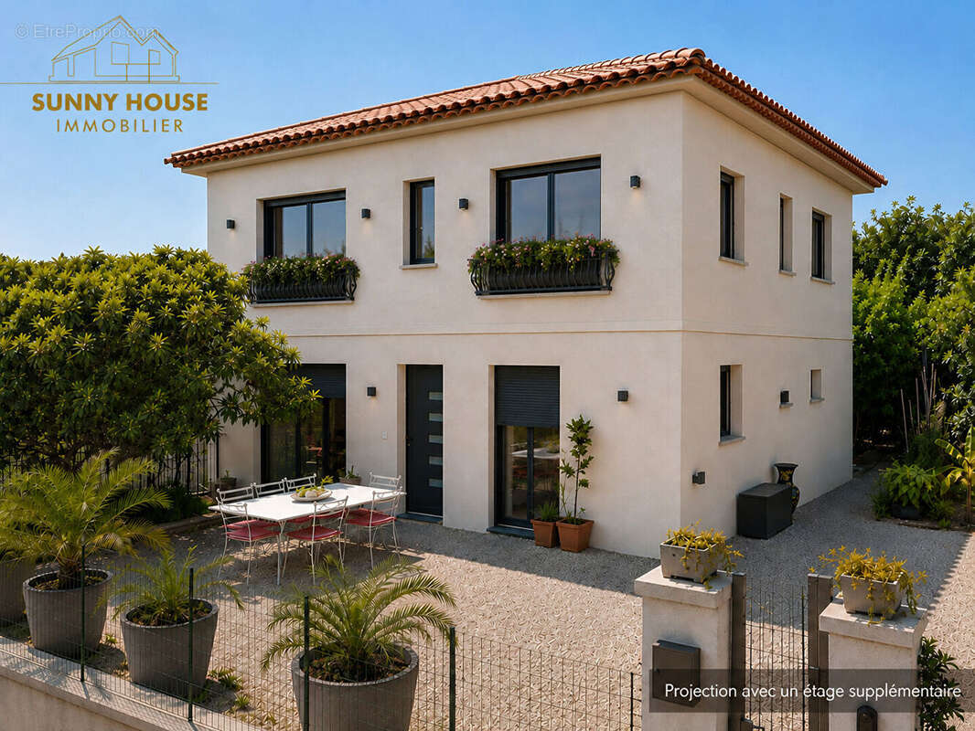 Cannes bas Croix-des-Gardes - Maison neuve 82 m²  niché dans la verdure - Terrain 609 m² - Création possible d'un étage - photo 10