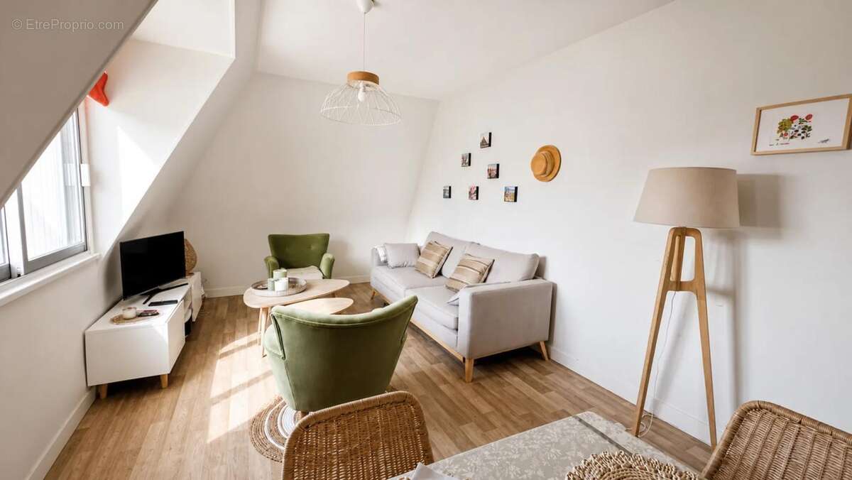 Appart de 3 p de 58 m², 2 park et cave à Tourgéville plage - photo 3