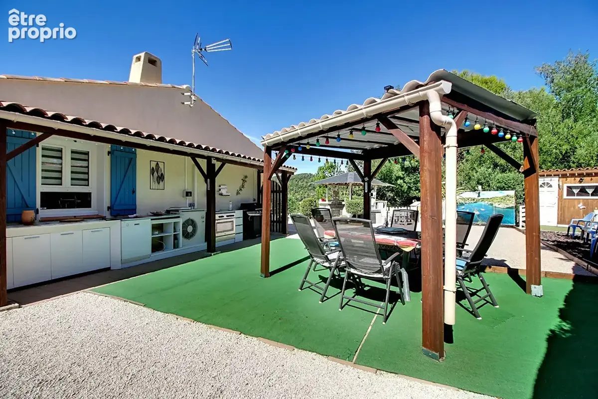 A VENDRE EN EXCLUSIVITÉ- Maison d'environ 120m2 à Vidauban- Terrain 1300m2,- piscine- cuisine d'été- garage - car port - photo 15