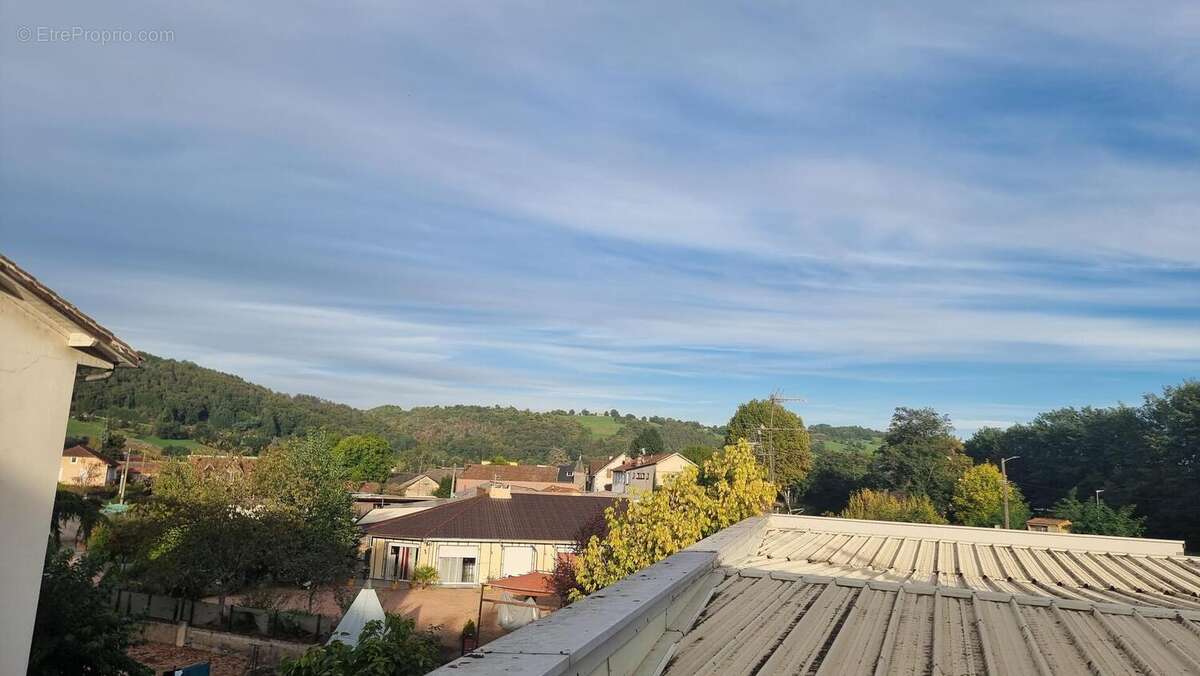 Vue de la terrasse - Maison à BAGNAC-SUR-CELE