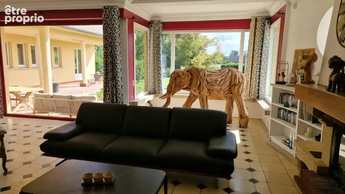 Maison d'architecte à vendre à Pont-Audemer - 8 pièces, parc arboré et rivière - photo 11
