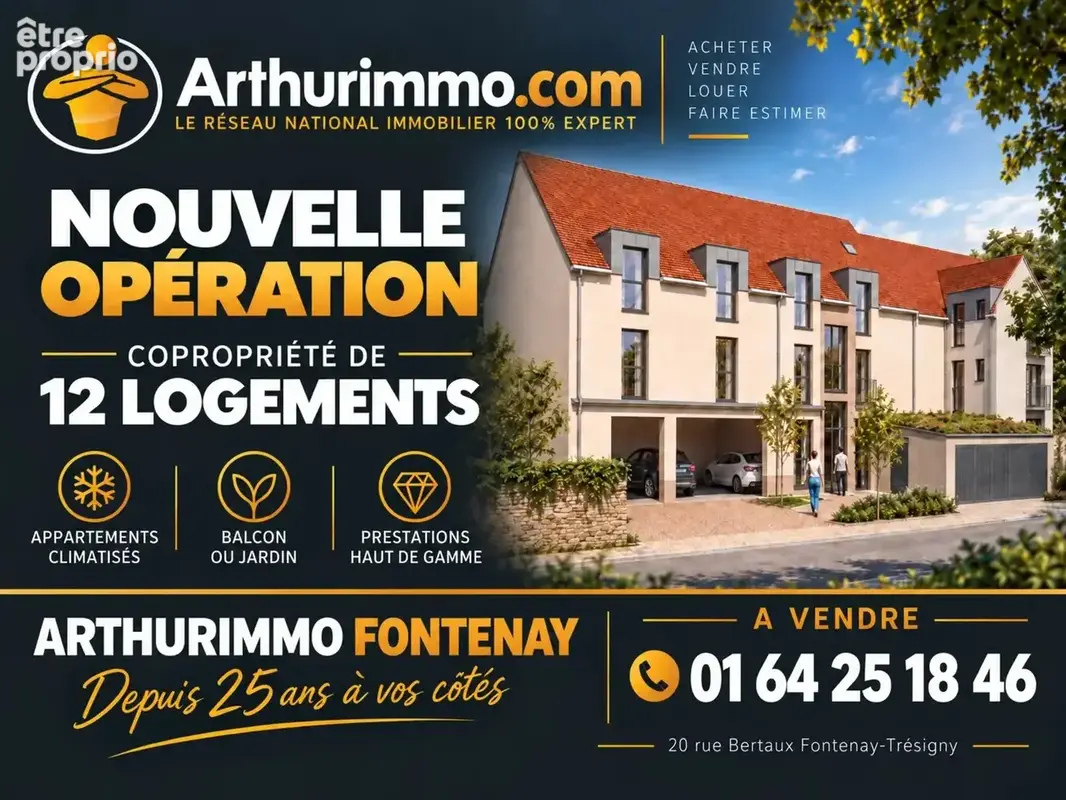Photo Appartement à Fontenay-Tresigny au prix de 180 000€